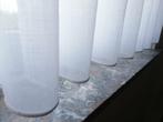 Gordijn, witte voile, vitrage. 1,37m op 1,01m, 1 stuk, Huis en Inrichting, 50 tot 100 cm, 100 tot 150 cm, Gebruikt, Wit