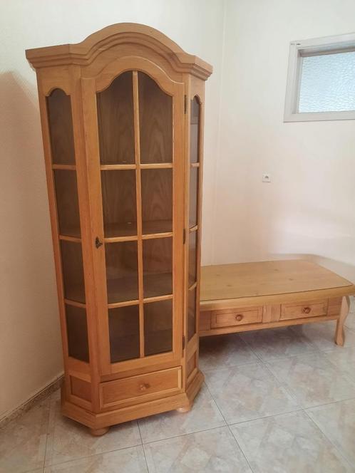 TV / Salontafel meubel +Vitrinekast, Huis en Inrichting, Kasten | Vitrinekasten, Nieuw, 150 tot 200 cm, 100 tot 150 cm, Met lade(s)