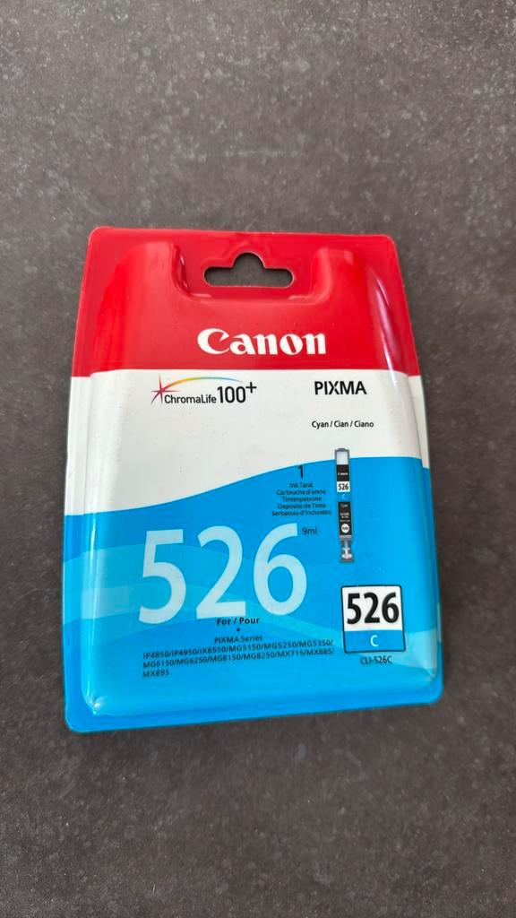 Canon CLI-526C Cyaan Inktcartridge - Nieuw, Computers en Software, Printerbenodigdheden, Nieuw, Cartridge, Ophalen of Verzenden