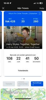 2 billets pour Harry Styles Amsterdam le vendredi 22 mai, Tickets & Billets, Deux personnes, Mai