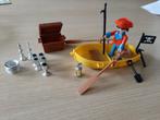 vintage piraat met boot en schat, Kinderen en Baby's, Speelgoed | Playmobil, Complete set, Gebruikt, Ophalen of Verzenden