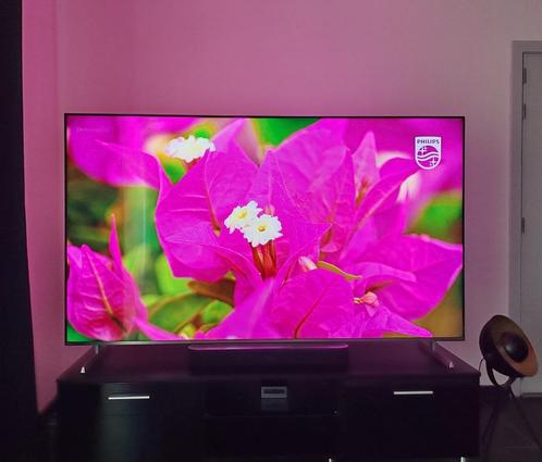 75 inch 4K tv Miniled Philips, TV, Hi-fi & Vidéo, Télévisions, Utilisé, QLED, 100 cm ou plus, 4k (UHD), Philips, 100 Hz, Smart TV