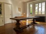 TABLE MONASTÈRE CHÊNE MASSIF : DIMENSIONS SUR MESURES, 100 à 150 cm, Chêne, Rectangulaire, Classique