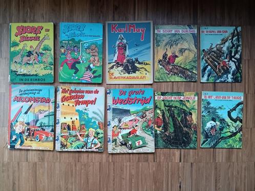 10 oude stripverhalen, verschillende titels, Boeken, Stripverhalen, Gelezen, Meerdere stripboeken, Ophalen of Verzenden