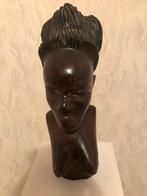 Houten Congolese buste, Antiek en Kunst, Ophalen