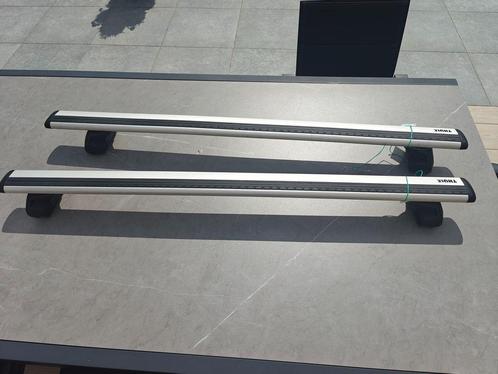 Barres de toit Thule WingBar Evo + fixation Evo Flush Rail, Auto diversen, Dakdragers, Zo goed als nieuw, Ophalen