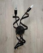 Wandlamp 2-lichts met led-lampen, Ophalen of Verzenden, Zo goed als nieuw, Metaal