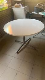 Keukentafel wit rond, Huis en Inrichting, Ophalen, Rond
