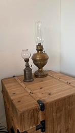 Lampe à huile vintage en cuivre (2 pièces) grande et petite, Enlèvement
