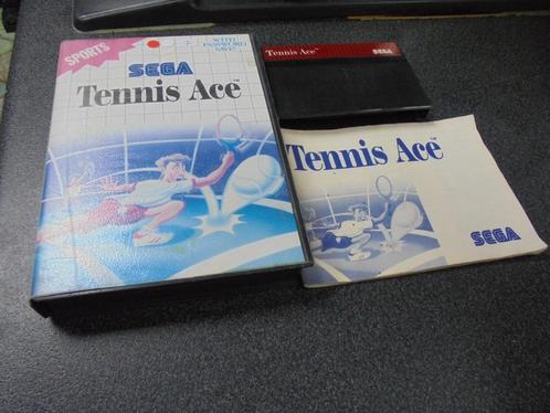Sega Master System Tennis Ace (orig-compleet), Consoles de jeu & Jeux vidéo, Jeux | Sega, Utilisé, Master System, Sport, 2 joueurs