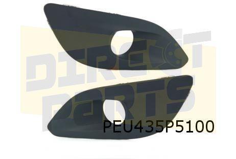Peugeot 308 (11/13-10/17) set mistlampgrilles Links + Rechts, Auto-onderdelen, Carrosserie, Bumper, Peugeot, Voor, Nieuw, Verzenden
