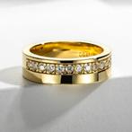 Nieuwe ring, 0,45 karaat, diamanttest positief!, Handtassen en Accessoires, Ringen, 18 tot 19, Verzenden, Wit, Nieuw