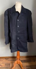 Donkerblauwe vintage mantel maat 50, Kleding | Dames, Verzenden, Zo goed als nieuw, Maat 46/48 (XL) of groter, Blauw