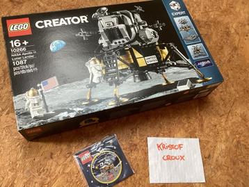 Te koop: Lego 10266 Apollo 11 LUNAR LANDER sealed + PATCH!!! beschikbaar voor biedingen