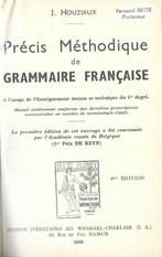 Précis méthodique de grammaire Française de J. Houziaux 1959, Gelezen, Ophalen of Verzenden