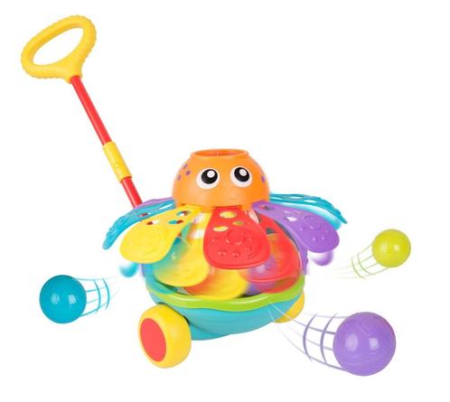 Playgro Activiteitenspeeltje Popping Octopus, Kinderen en Baby's, Speelgoed | Educatief en Creatief, Zo goed als nieuw, Ontdekken
