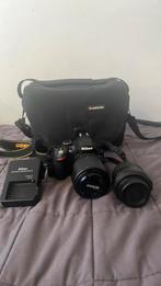 Nikon d3200 18-55 mm lens en 55-200 lens met opbergtas, Audio, Tv en Foto, Ophalen of Verzenden, Zo goed als nieuw, Nikon