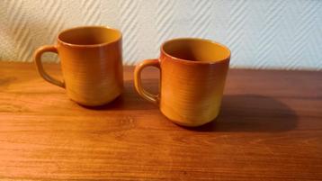 Tasses à café BP Volcan, tasses à café, 2 pièces, Enlèvement ou Envoi, Comme neuf