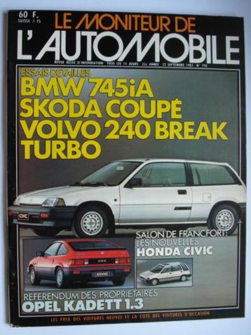 Le Moniteur de l'Automobile 778 beschikbaar voor biedingen