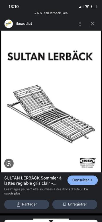 2 sommiers sultan lerbäck IKEA, Enlèvement, Neuf