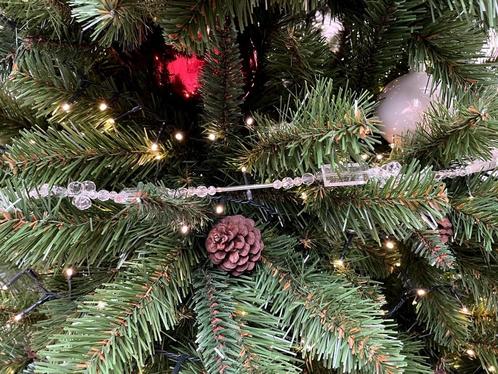 2 slingers kerstboom doorzichtig plastic, Divers, Noël, Comme neuf, Enlèvement ou Envoi