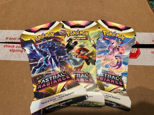 Pokémon Astral Radiance 3 Booster Packs SCELLÉS, Hobby & Loisirs créatifs, Jeux de cartes à collectionner | Pokémon, Neuf, Booster
