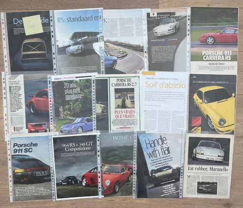 PORSCHE 911 RS - ARTIKELS, Boeken, Auto's | Folders en Tijdschriften, Porsche, Ophalen of Verzenden