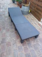 Ligstoel, Tuin en Terras, Ligbedden, Ophalen, Zo goed als nieuw, Kunststof, Verstelbaar