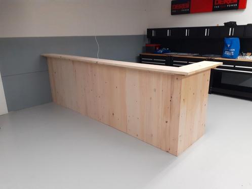 Maatwerk Steigerhouten winkel toog/ Balie toonbank, Zakelijke goederen, Kantoor en Winkelinrichting | Winkel en Inventaris, Ophalen of Verzenden
