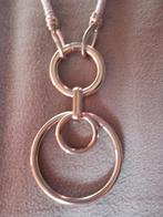Collier Moderne Cercles, Ophalen, Verstelbaar, Nieuw, Zilver