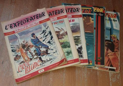 Maurice Tillieux 37 ns L'Explorateur 1949 Gil Jourdan, Boeken, Stripverhalen, Gelezen, Meerdere stripboeken, Ophalen of Verzenden