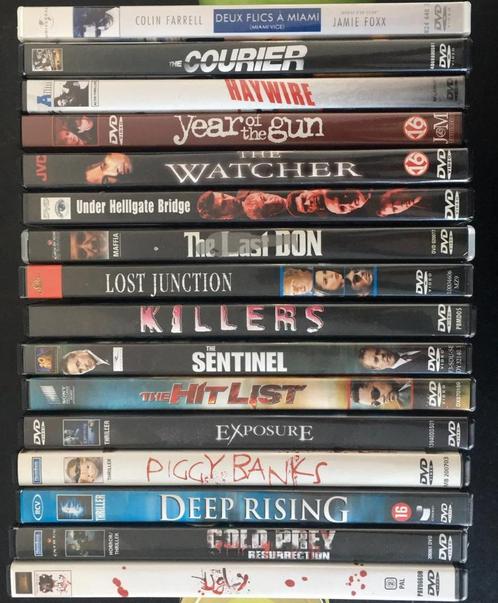 Lot Thriller & Crime DVD's (meerdere foto's, apart kan), CD & DVD, DVD | Thrillers & Policiers, Comme neuf, Enlèvement ou Envoi