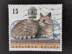 Belgie 1993 - huisdieren - katten - duiventil - vogels, Ophalen of Verzenden, Gestempeld