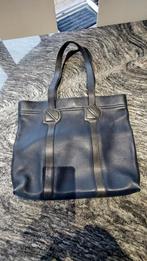 Sac Delvaux vintage en cuir bleu marine, Handtassen en Accessoires, Ophalen of Verzenden, Gebruikt, Blauw, Schoudertasje