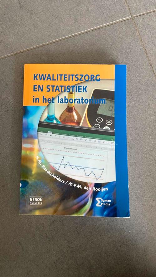 Kwaliteitszorg en statistiek in het laboratorium, Boeken, Techniek, Zo goed als nieuw, Ophalen