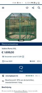 Volière Roma xxl te koop, Dieren en Toebehoren, Ophalen, Zo goed als nieuw, Metaal, Volière