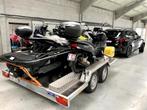 trailer dubbel as voor jetski en motorfietsen, Auto diversen, Aanhangers en Bagagewagens, Ophalen, Zo goed als nieuw