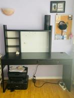 Bureau noir Ikea, Huis en Inrichting, Stoffering | Gordijnen en Lamellen, Ophalen, Zo goed als nieuw, Zwart