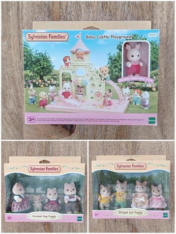 Lot de 3 sets Sylvanian Families beschikbaar voor biedingen