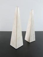 Fratelli Mannelli Travertijn Obelisken (2st - Italië - ca, Antiek en Kunst, Ophalen of Verzenden