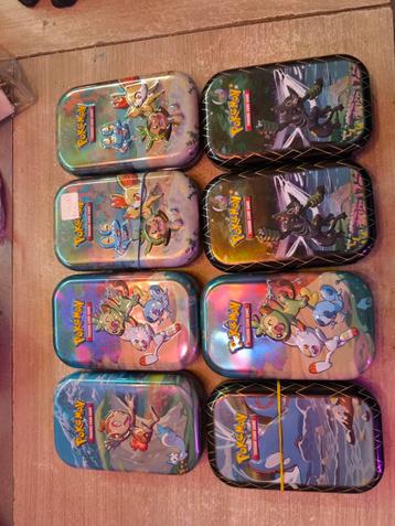 Gevulde mini tins beschikbaar voor biedingen