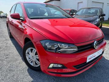 Volkswagen Polo 1.0i Trendline 12maanden waarborg (bj 2019), Auto's, Stof, Gebruikt, 107 g/km, Bedrijf