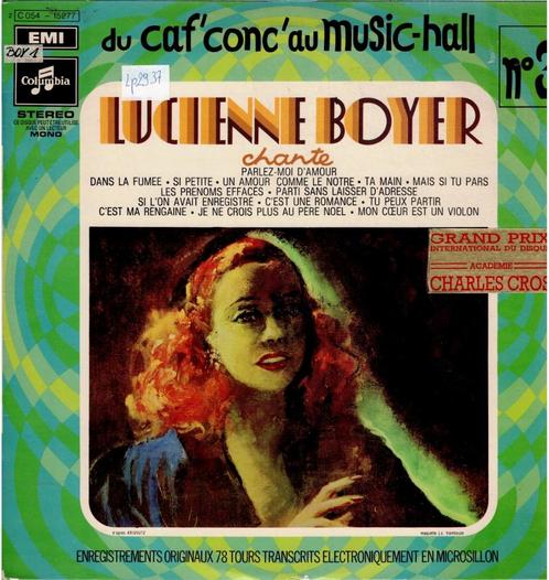 Vinyl, LP   /   Lucienne Boyer – Lucienne Boyer Chante, Cd's en Dvd's, Vinyl | Overige Vinyl, Overige formaten, Ophalen of Verzenden