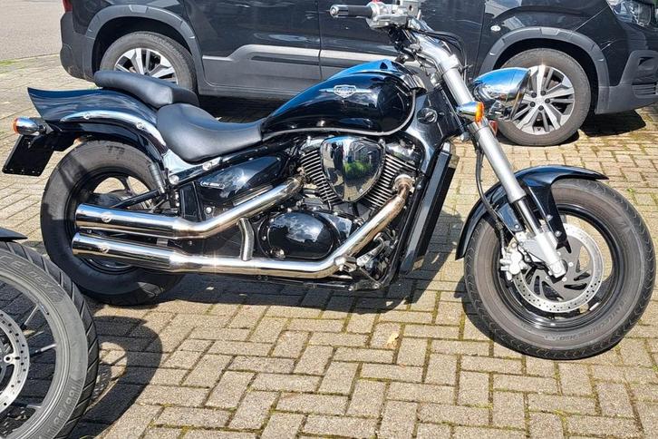 Falcon double groove uitlaat voor suzuki intruder c800/m800, Motoren, Motoren | Suzuki, Particulier, Ophalen