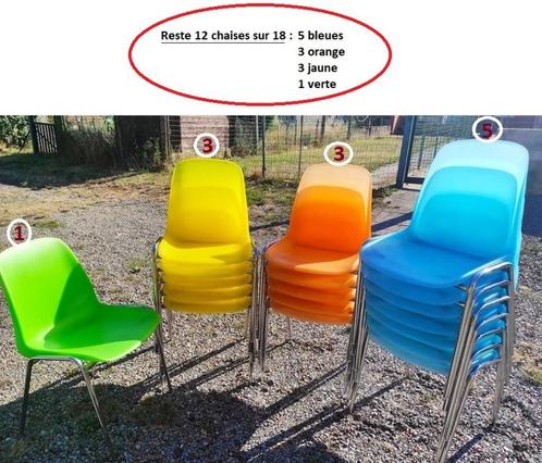 Terrasstoelen, Tuin en Terras, Tuinstoelen, Zo goed als nieuw, Stapelbaar, Ophalen