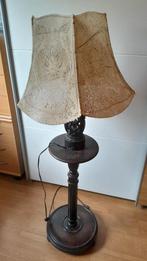 Staanlamp, Huis en Inrichting, Lampen | Vloerlampen, Minder dan 100 cm, Gebruikt, Hout, Ophalen