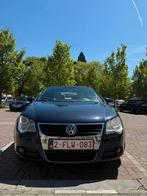 Volkswagen Eos 2.0 FSI, Auto's, 4 cilinders, Cabriolet, Blauw, Handgeschakeld