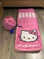 Hello Kitty Logeerbed - Slaapzak met Luchtbed - 2 stuks, Kinderen en Baby's, Ophalen, 70 tot 85 cm, 140 tot 160 cm, Zo goed als nieuw