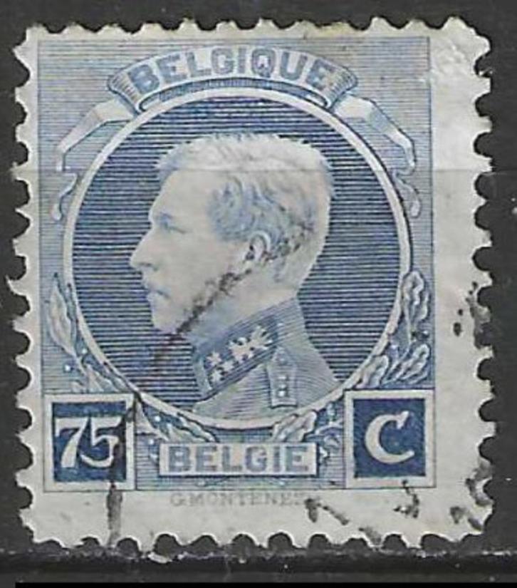 Belgie 1921/1927 - Yvert/OBP 213 - Koning Albert I (ST), Postzegels en Munten, Postzegels | Europa | België, Gestempeld, Koninklijk huis