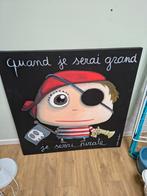 Cadre 1mx1m "quand je serai grand", Ophalen, Gebruikt